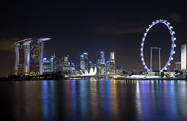 singapur nocu pogled
