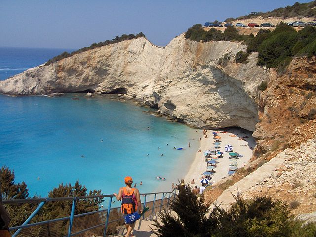 lefkada plaza porto katsiki
