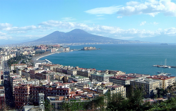 napulj panorama grada