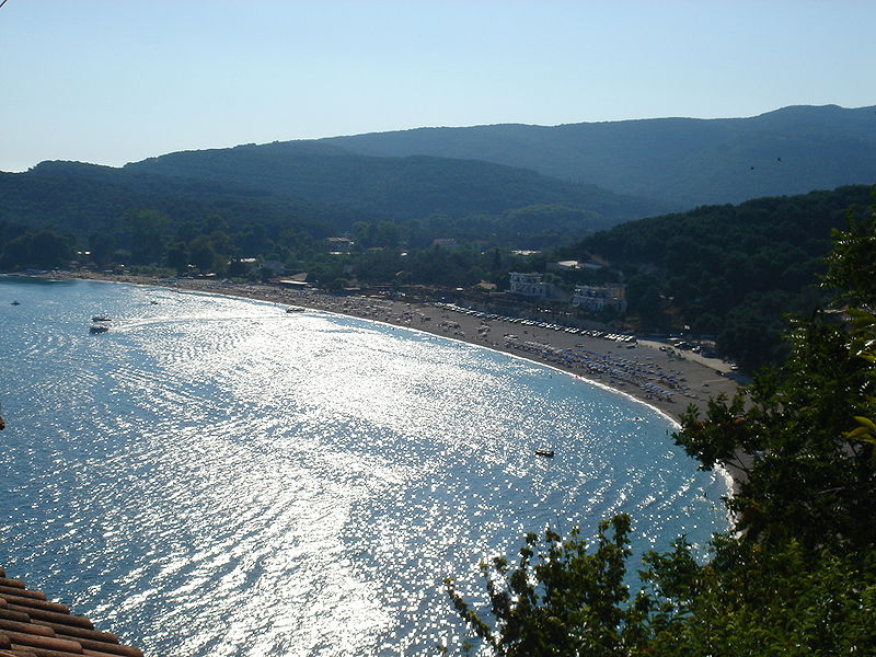 parga pogled na plažu